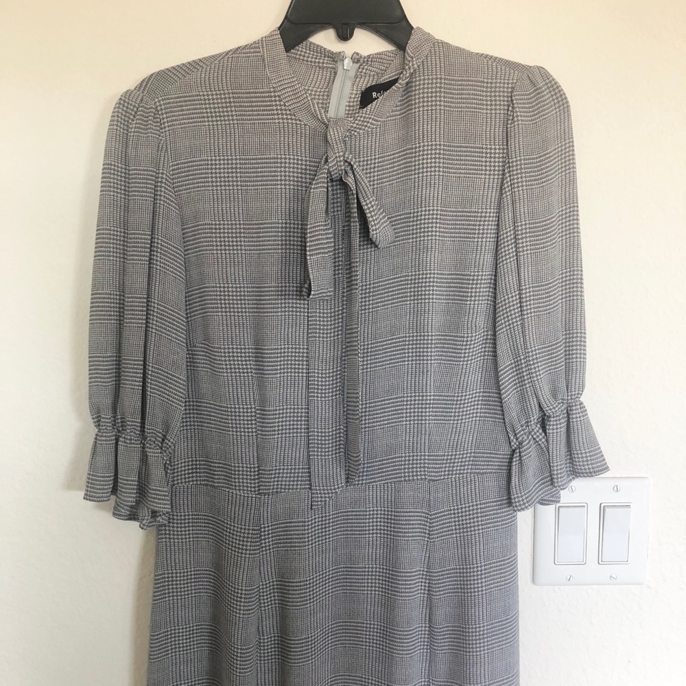 Reformation Cassie Tie Neck Minidress - Picture 5 of 8